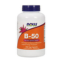 Комплекс витаминов группы Б Now Foods Vitamin B-50 (250 капс) нау фудс