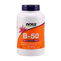 Комплекс витаминов группы Б Now Foods B-50 (250 табл) нау фудс