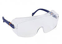 Защитные очки 3М 2800 прозрачные, используются поверх корректирующих