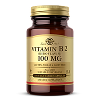 Витамин В2 Солгар Solgar Vitamin B2 100 mg (100 капс) рибофлавин солгар