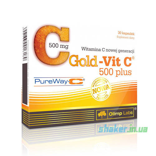 Купить Витамин C Olimp Gold-Vit C 500 Plus (30 капс) олимп, цена 197 ...