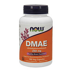 Діметіламіноетанол Now Foods DMAE 250 mg (100 капс) ДМАЕ нау фудс