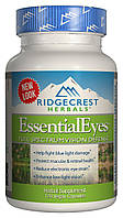 Комплекс для Захисту і Покращення Зору, EssentialEyes, RidgeCrest Herbals, 120 гелевих капсул