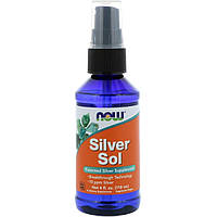Коллоидное Серебро, NOW, Silver Sol, 4 жидких унций (119 мл)