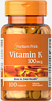 Витамин К Puritan's Pride Vitamin K 100 mcg - 100 таб