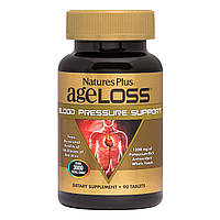 Поддержка кровяного давления, Ageloss Blood Pressure, Natures Plus, 90 таблеток