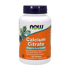 Кальцій цитрат Now Foods Calcium Citrate (100 таб) нау фудс