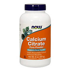 Кальцій цитрат Now Foods Calcium Citrate (227 г) нау фудс