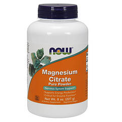 Магній цитрат Now Foods Magnesium Citrate Pure Powder (227 г) нау фудс