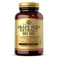 Экстракт виноградных косточек, Grape Seed Extract Solgar, 100 мг, 60 вегетарианских капсул