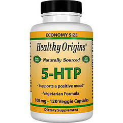 5-гідрокситриптофан Healthy Origins 5-HTP 50 мг (120 капсул) Хелсі орігінс