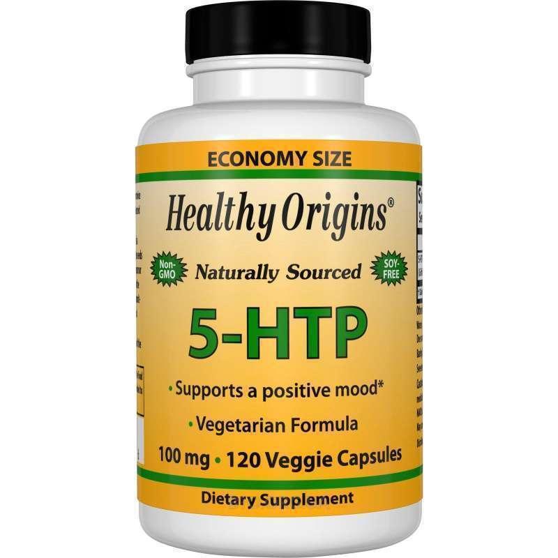 5-гидрокситриптофан Healthy Origins 5-HTP 50 мг (120 капсул) хелси оригинс - фото 1 - id-p1087637039