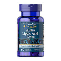 Альфа-липоевая кислота Puritan's Pride Alpha Lipoic Acid 100 mg (60 капсул) пуританс прайд