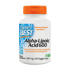 Альфа-ліпоєва кислота Doctor's BEST Alpha-Lipoic Acid 600 (60 капс) доктор бест