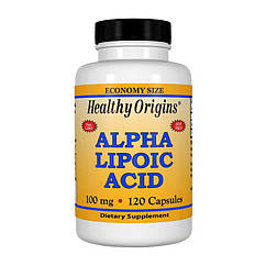 Альфа-ліпоєва кислота Healthy Origins Alpha Lipoic Acid 100 mg (120 капсул) Хелсі оріджінс