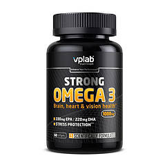 Омега 3 VP Lab Strong Omega 3 (60 капс) риб'ячий жир вп лабораторій