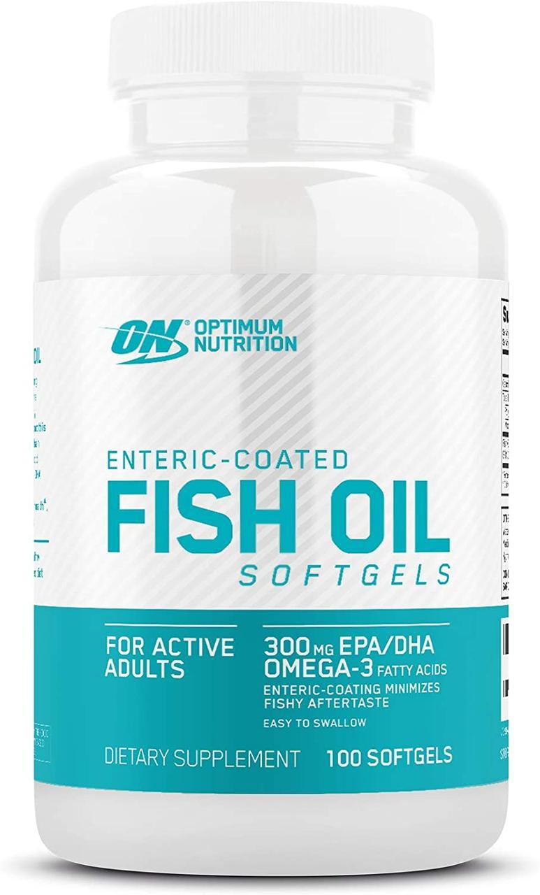 Риб'ячий жир Optimum Nutrition Fish Oil (100 капс) омега 3 оптимум Нутришн, фото 1