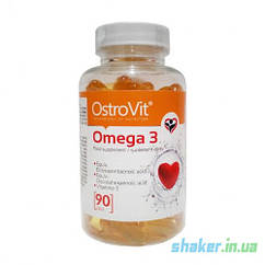 Омега 3 OstroVit Omega 3 (90 капс) риб'ячий жир острови