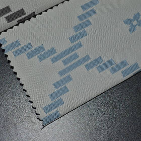 Вулична тканину для меблів жаккард Цейлон (Cejlon) з геометричним візерунком ніжно-блакитного кольору