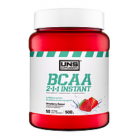 БЦАА UNS BCAA 2-1-1 Instant (500 г) юсн Strawberry