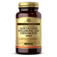 Глюкозамин хондроитин МСМ Solgar Glucosamine Hyaluronic Acid Chondroitin MSM (120 tabs) солгар