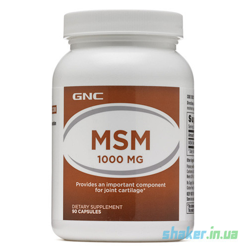 Метілсульфонілметан МСМ GNC MSM 1000 (90 капс)