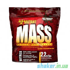 Гейнер для набору маси Mutant Mass (2,27 кг) мутант мас strawberry banana cream