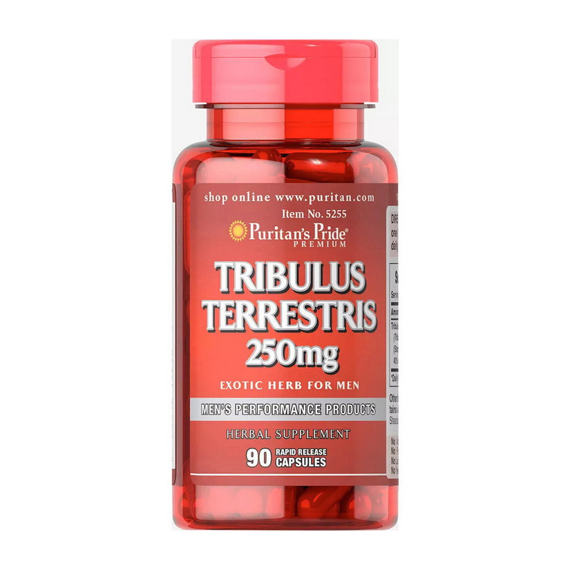 Трибулус террестрис Puritan's Pride Tribulus Terrestris 250 mg 90 капс, фото 1