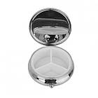 Металевий круглий футляр (3 відділи) Silenta Mirror Round, фото 4