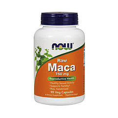 Мака екстракт кореня Now Foods Maca 750 mg raw (90 капс)