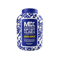 Гейнер для набору маси MEX Nutrition Size Max (2,7 кг) мекс сайз макс chocolate