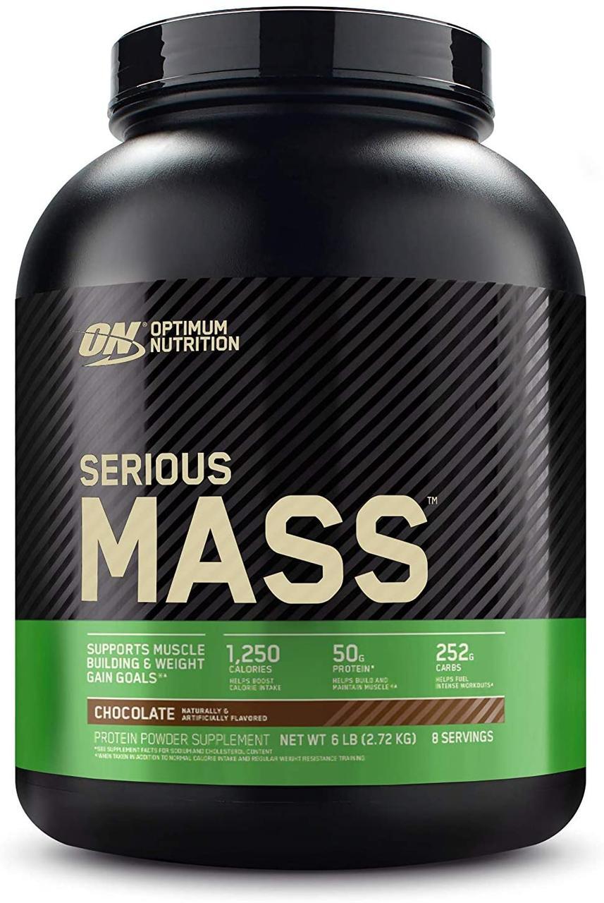 Гейнер для набору маси Optimum Nutrition Serious Mass (2,72 кг) оптимум Нутришн сириус мас chocolate