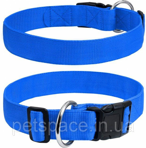 Нашийник Collar Dog Extreme (одинарний нейлон, регульована довжина, блакитний, 20мм/25-40см)