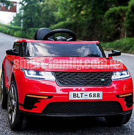 Дитячий електромобіль Range Rover (2 мотори по 20W, MP3) ДЖИП Baby Tilly T-7834 EVA RED Червоний