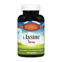 Лізин Carlson Labs L-Lysine 500 mg (100 капс) карлсон лабс