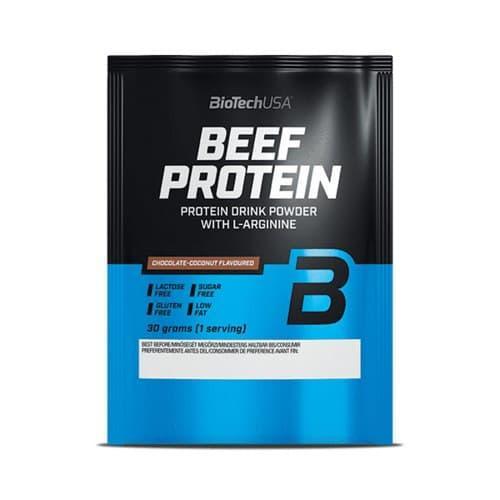 Яловичий протеїн BioTech BEEF Protein (30 г) біотеч биф ваніль-кориця