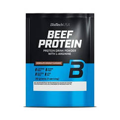 Яловичий протеїн BioTech BEEF Protein (30 г) біотеч биф шоколад-кокос