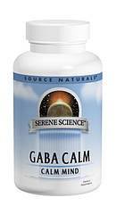 ГАМК Source Naturals GABA (гамма-аміномасляна кислота) (120 таб) соурс натуралс