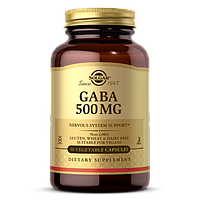 ГАМК Solgar GABA 500 мг (50 капсул) солгар гамма-аминомасляная кислота