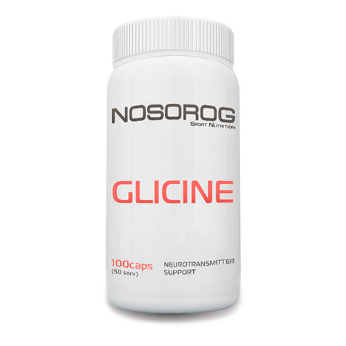 Гліцин Nosorog Glycine 100 капсул (NOS1150)