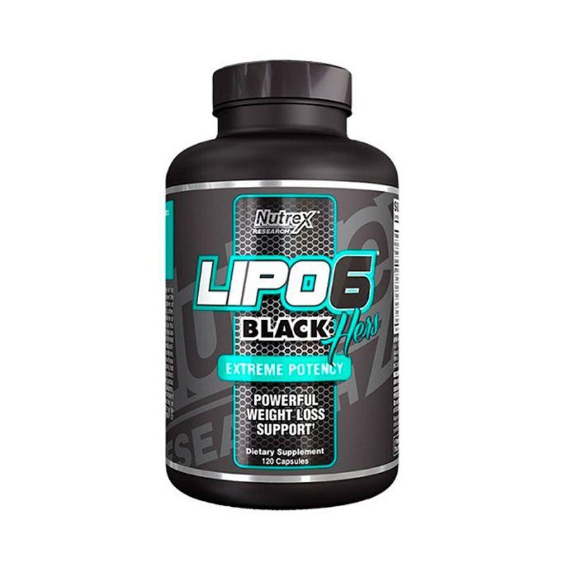 Жиросжигатель Nutrex Lipo 6 Black Hers (120 капс) нутрекс липо 6 блек хербс - фото 1 - id-p670641870