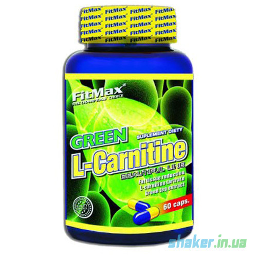 Л-карнітин FitMax Green L-Carnitine (60 капс) фітмакс, фото 1