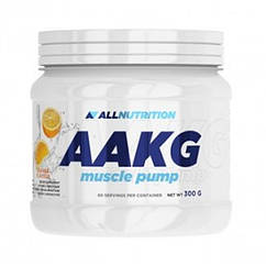 L-аргінін альфа-кетоглютарат AllNutrition AAKG Muscle Pump (300г) ААКГ алл Нутришн Lemon