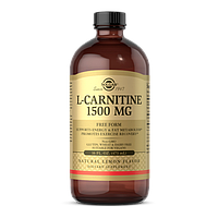 Жидкий Л-карнитин Solgar L-Carnitine 1500 mg (473 ml, lemon) солгар