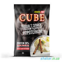 Злаковая каша Power Pro CUBE 3 злаки (50 г) павер про з яблуком та корицею