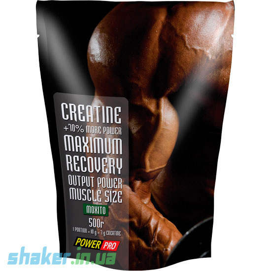 Креатин моногідрат Power Pro Creatine Maximum Recovery (500 г) павер про мохіто