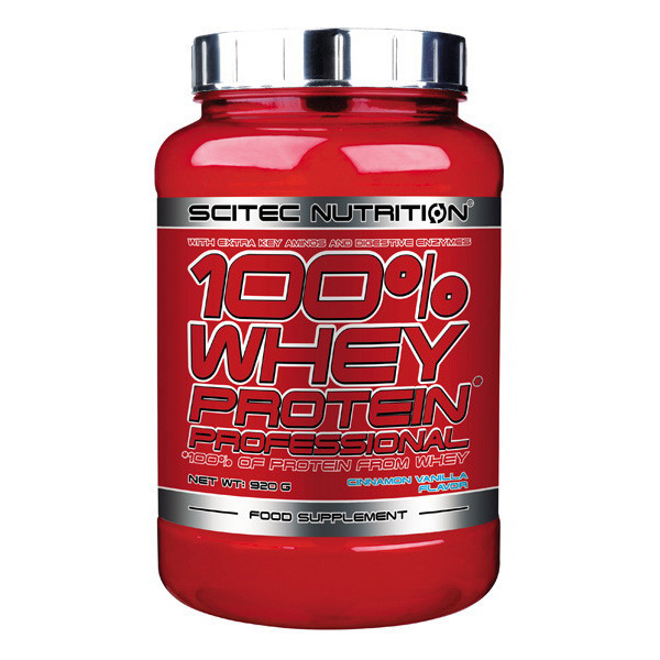 Сироватковий протеїн концентрат Scitec Nutrition 100% Whey Protein Professional (920 г) Скайтек вей pumpkin