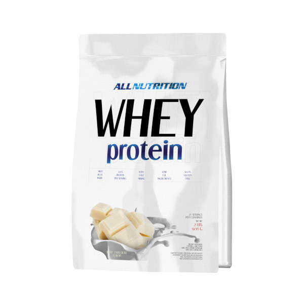 Сироватковий протеїн концентрат All Nutrition Whey Protein (908 г) алл Нутришн вей almond