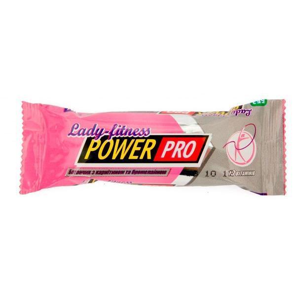 Протеїновий батончик Protein Bar Lady Fitness 25% (20x60 г) павер про Banana