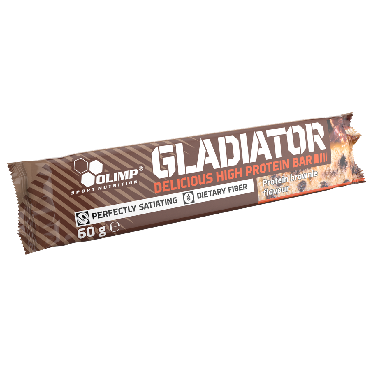 Протеїновий батончик Olimp Gladiator Bar (60 г) олімп brownie